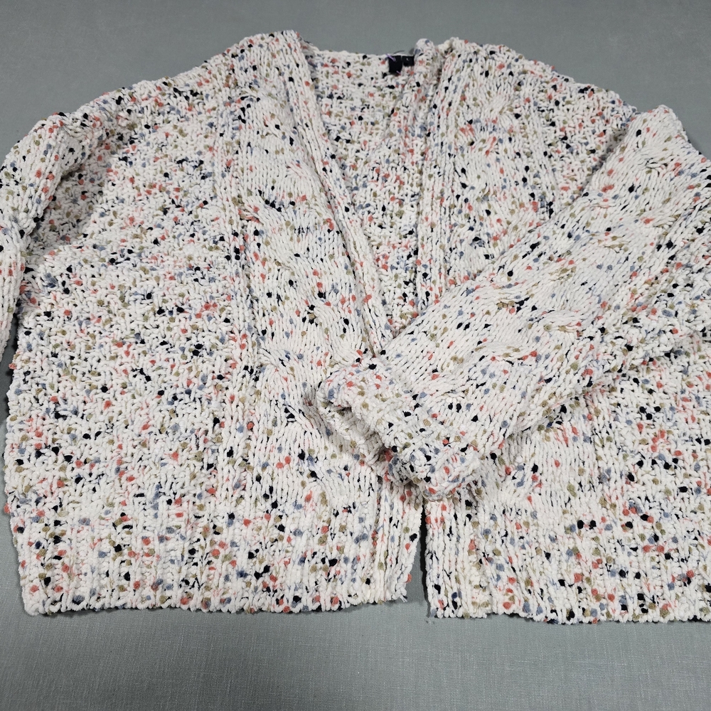 Moon & Madison Multicolor Knit Crop Sweater Size L